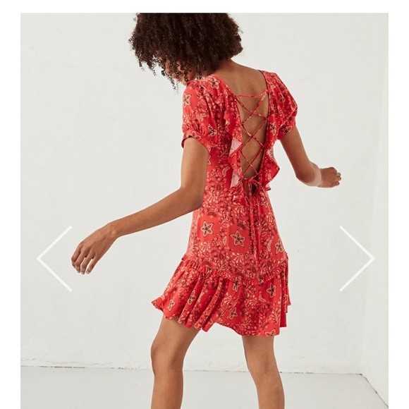 spell celestial mini dress